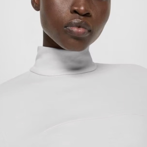 MAXMARA LEISURE Label-cut Trento Jersey Turtleneck Long Sleeve Dress.Size: S New - Picture 9 of 16